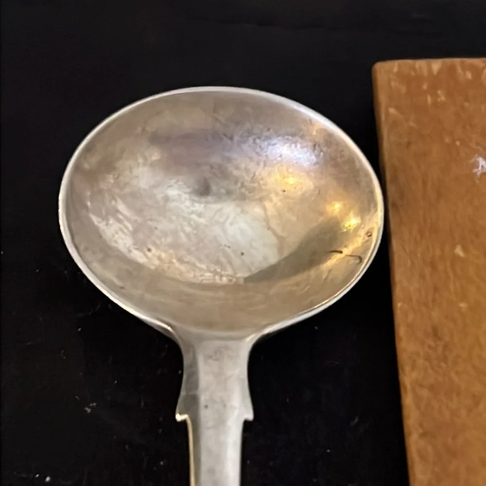 Sterling Silver antique small ladle William Page spoon